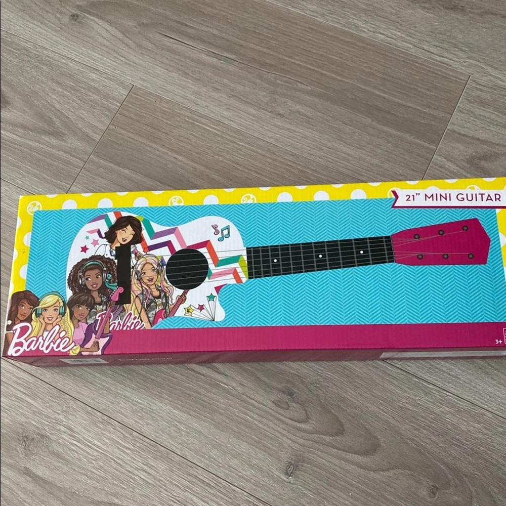 Barbie 21" Mini Guitar New in Box
